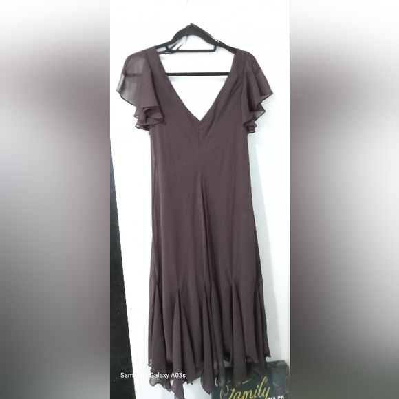 Brown dress size 14W - Picture 2 of 3